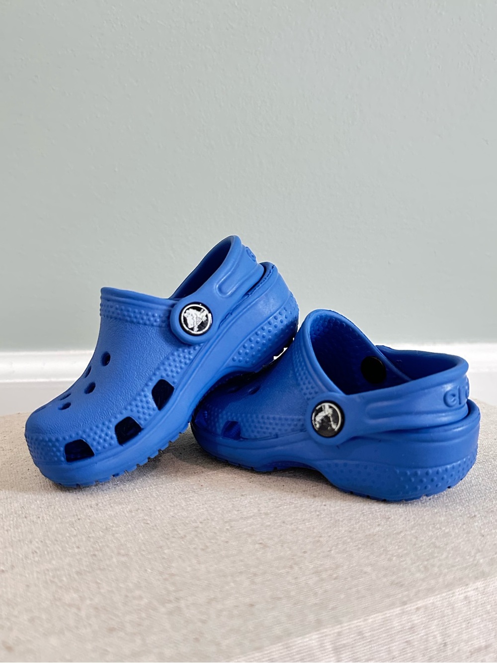 Kids Blue Slip-On Crocs